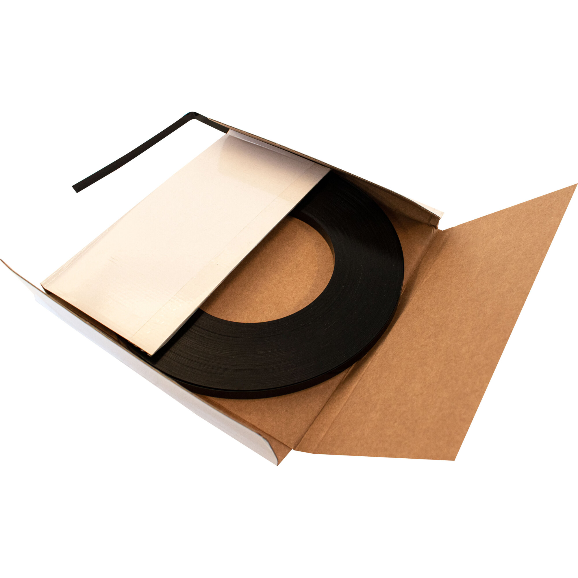 Encore Packaging Steel Strapping Mini Coil — 1/2in. x 0.020in., 200ft. Length, 1220 Lb. Breaking Strength, Model# SMC12020-200